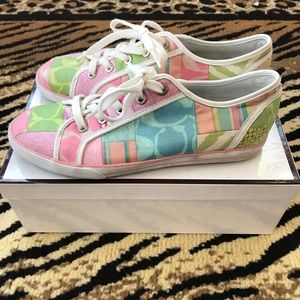 Coach Floral Sneakers sz 9.5